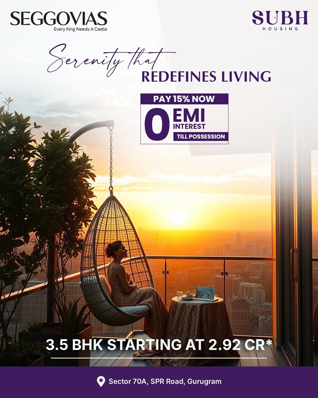 Seggovias presents premium 3.5 BHK