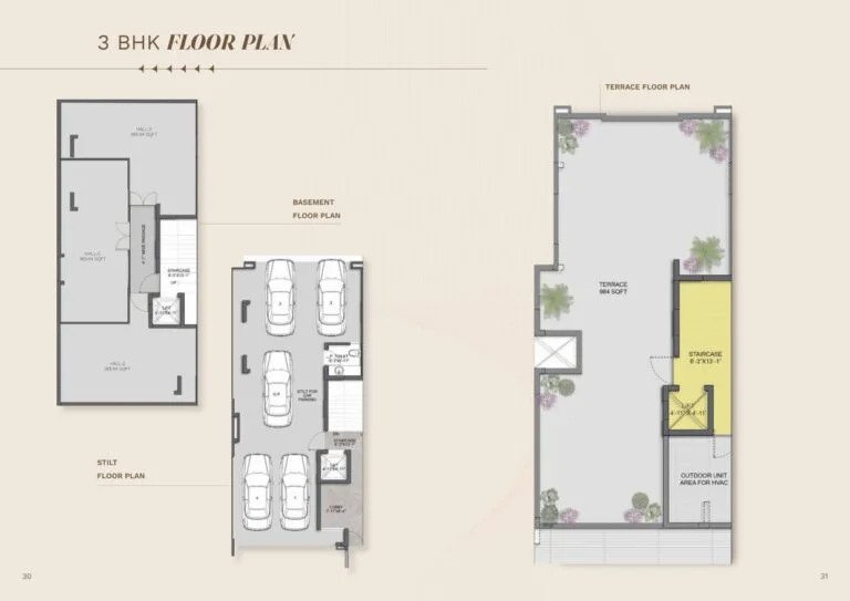 1740 Sq Ft 3BHK Builder Floor Sector 65 Gurgaon ₹3.28 Cr | 9810010820