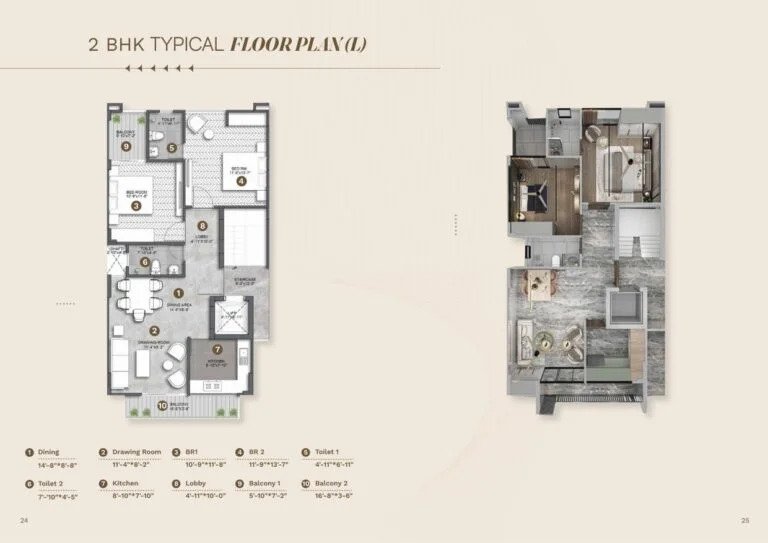 1740 Sq Ft 3BHK Builder Floor Sector 65 Gurgaon ₹3.28 Cr | 9810010820