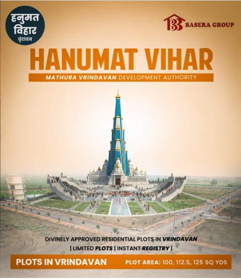 ✨ Own Your Piece of Land in Holy Vrindavan – MVDA & RERA Approved Plots! ✨